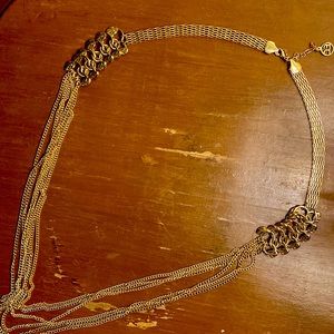 Statement Necklace Goldtone
